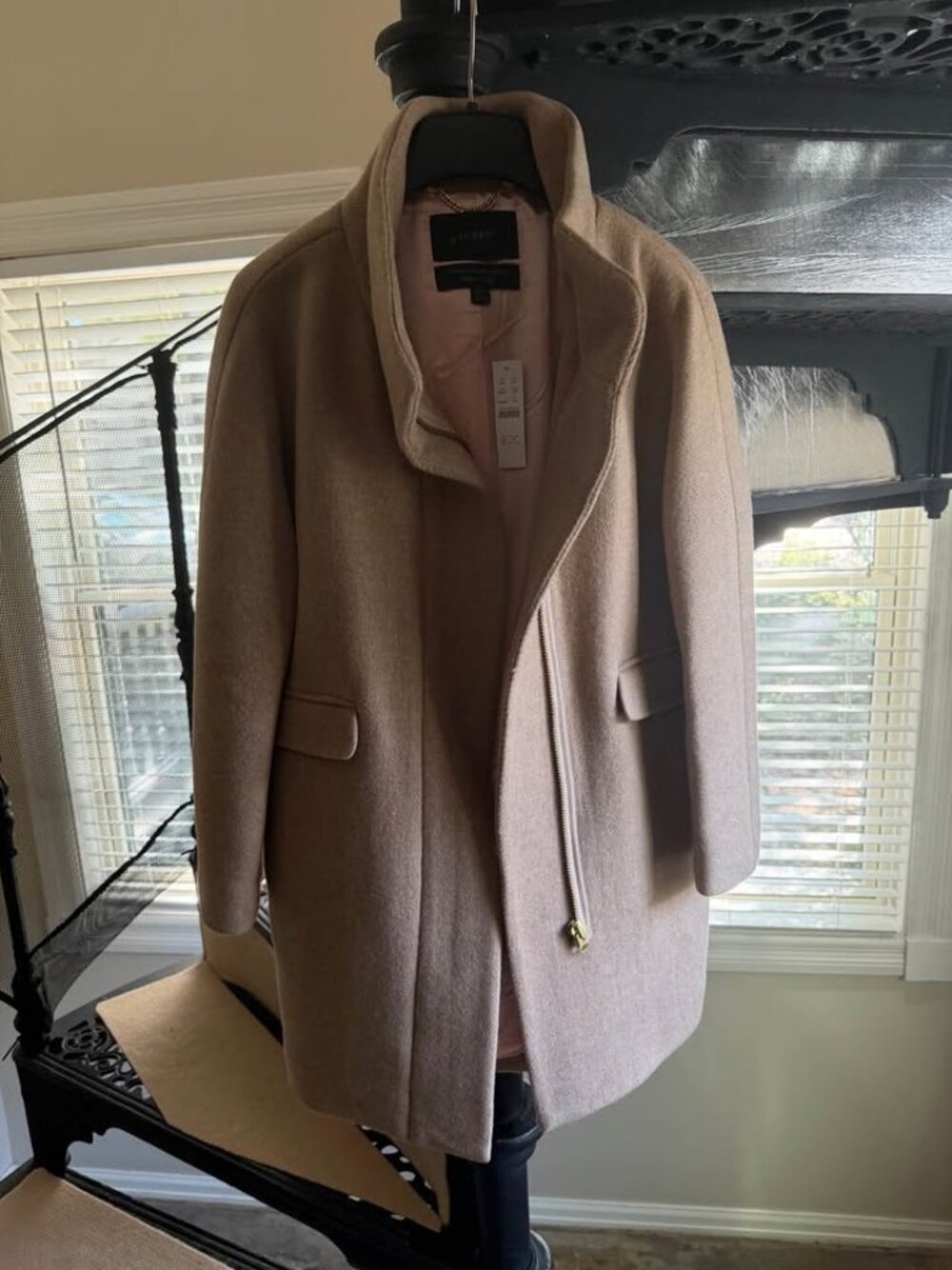 BNWT J.Crew Italian Stadium Cloth by Nello Gori Coat Size 10P